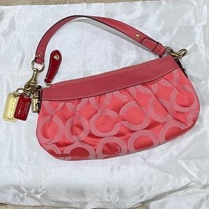COACH Madison Op Art Small Hobo #12950 in Fuchsia